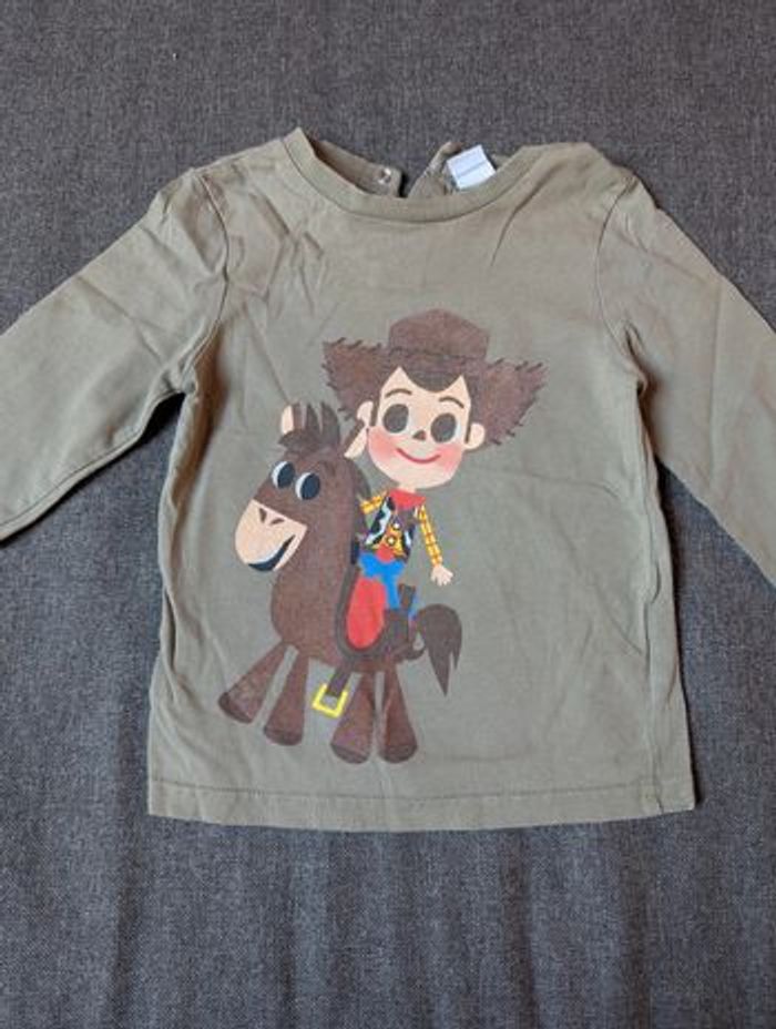 Lot 5 tee shirts manches longues Disney 2 ans - photo numéro 3