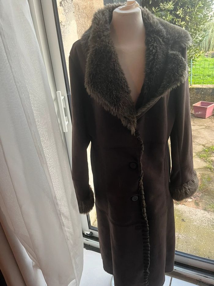 Manteau vintage long balmain 42 - photo numéro 2