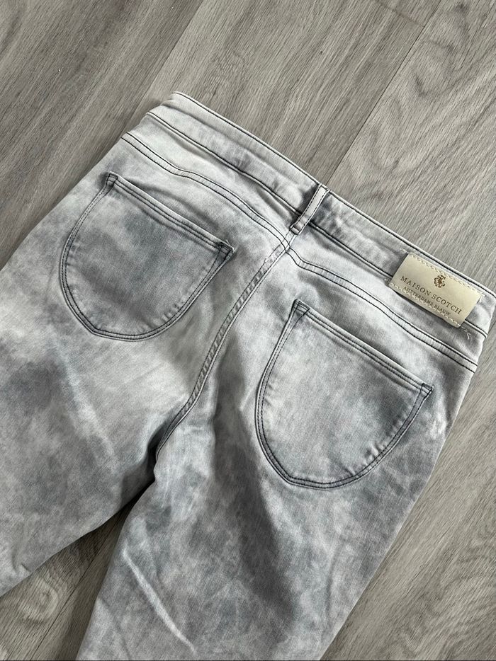 Jean denim skinny slim gris Maison Scotch W29 L32 T40 L - photo numéro 5