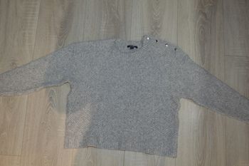 Pull Kiabi 10 ans gris
