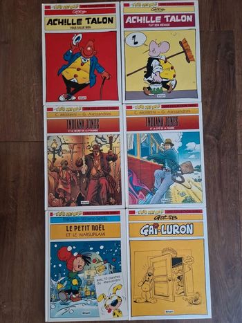 Lot de  6 bandes  dessinées L'été des  bd