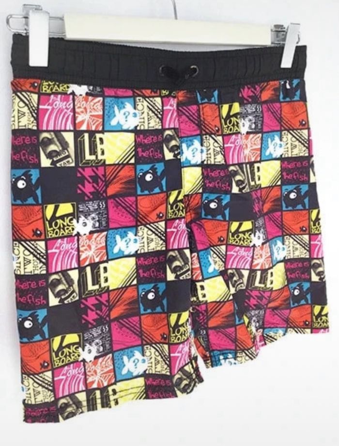 Short de bain multicolor garçon - Gémo - Taille 8/10 ans - photo numéro 2