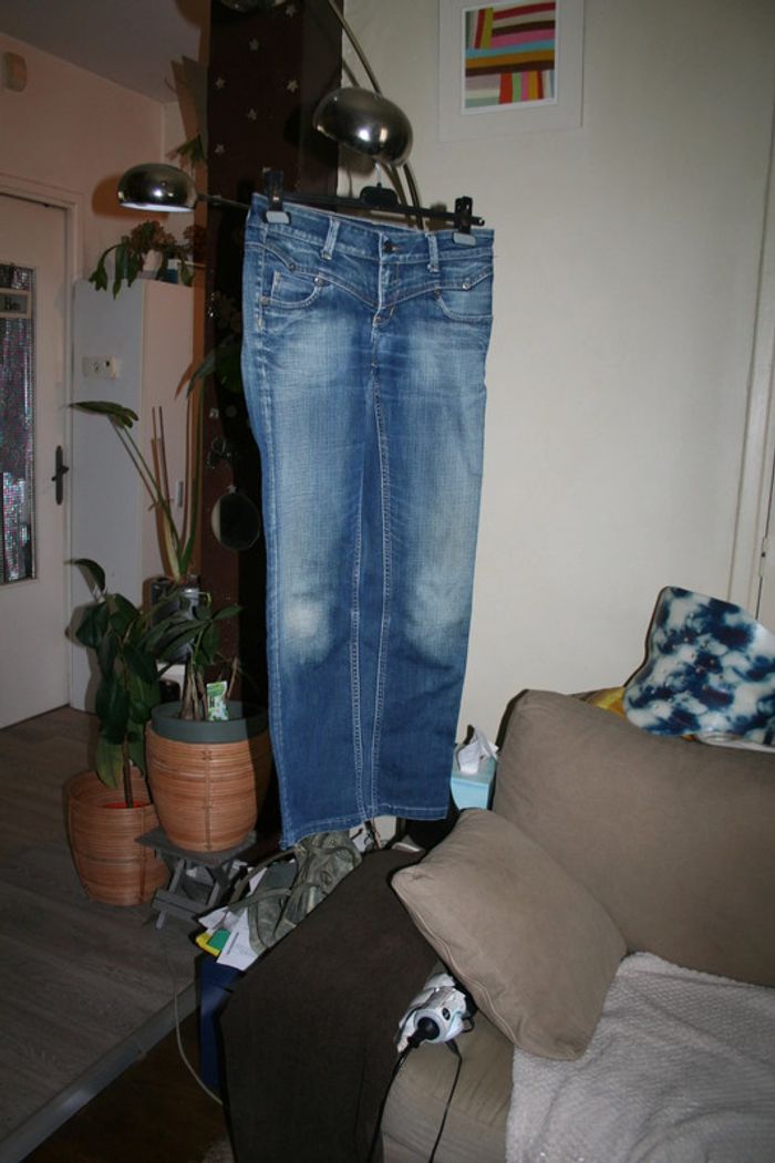 🌸Jean droit crop denim "Teddy Smith" Tendance 2023 Taille W29 - 38 /39 🌸