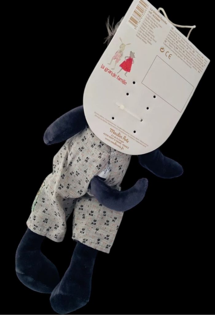 ❤️  Doudou Peluche Walter Le Chien MOULIN ROTY les petits Frères - photo numéro 2