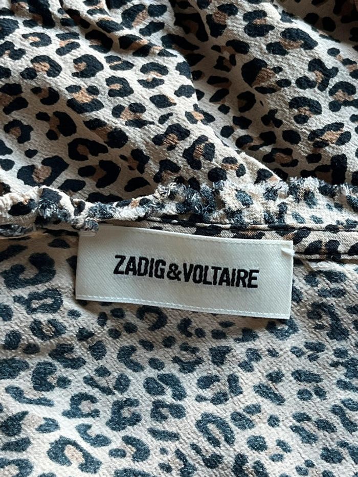 Robe cintrée motif léopard Zadig et Voltaire S - photo numéro 7