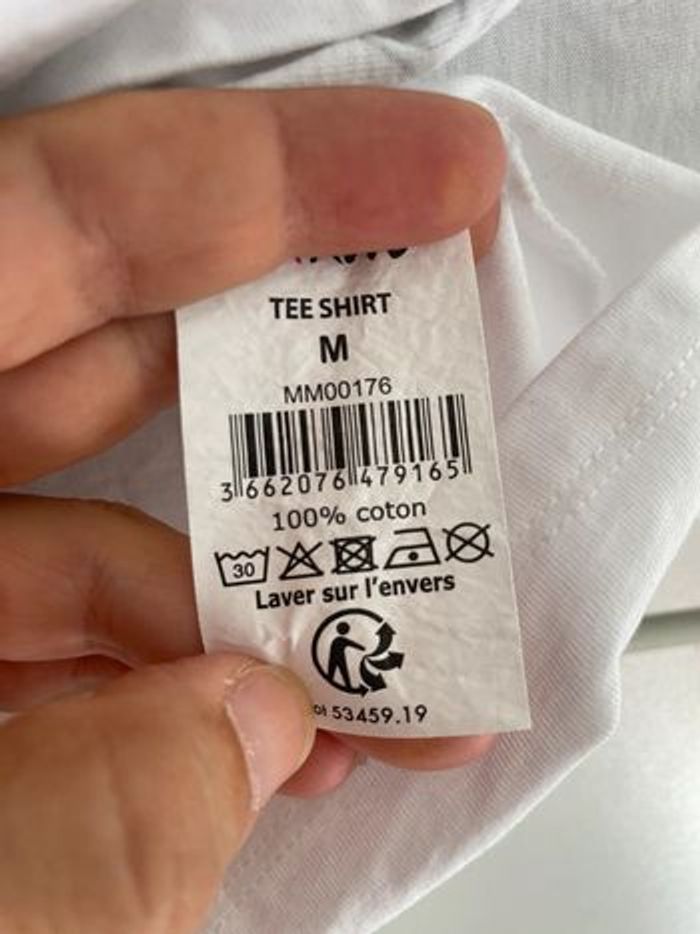 T-shirt blanc effet étoiles ethniques taille M Mim - photo numéro 6