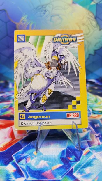 Carte Digimon Angemon 33/34 Édition Série TV 1999