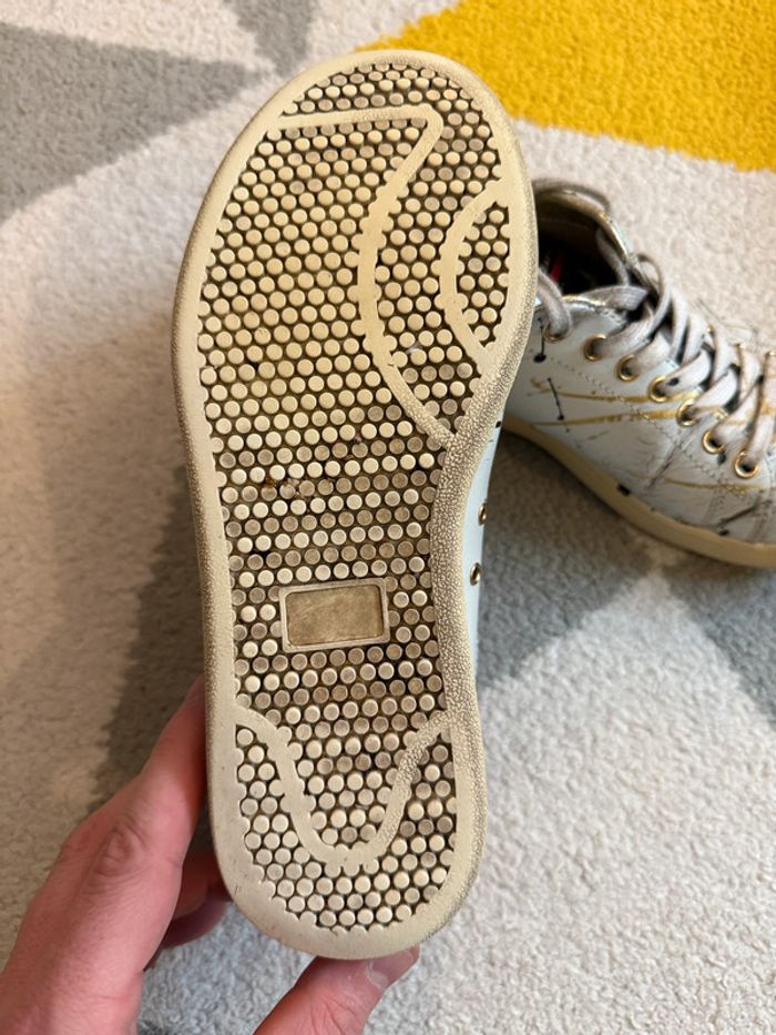 Basket en cuir couleur blanche Serafini Taille 36 - photo numéro 6