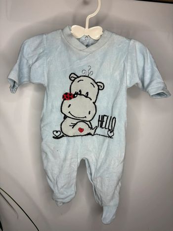 Grenouillère bleu 3m