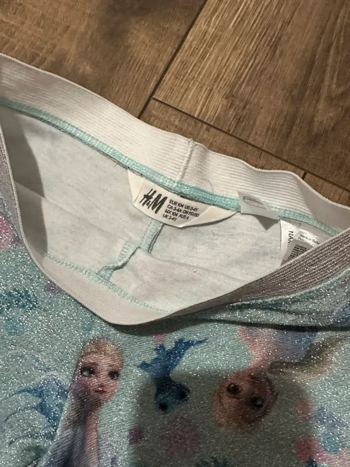 Legging pailleté la reine des neiges disney 3-4 ans H&M - photo numéro 2