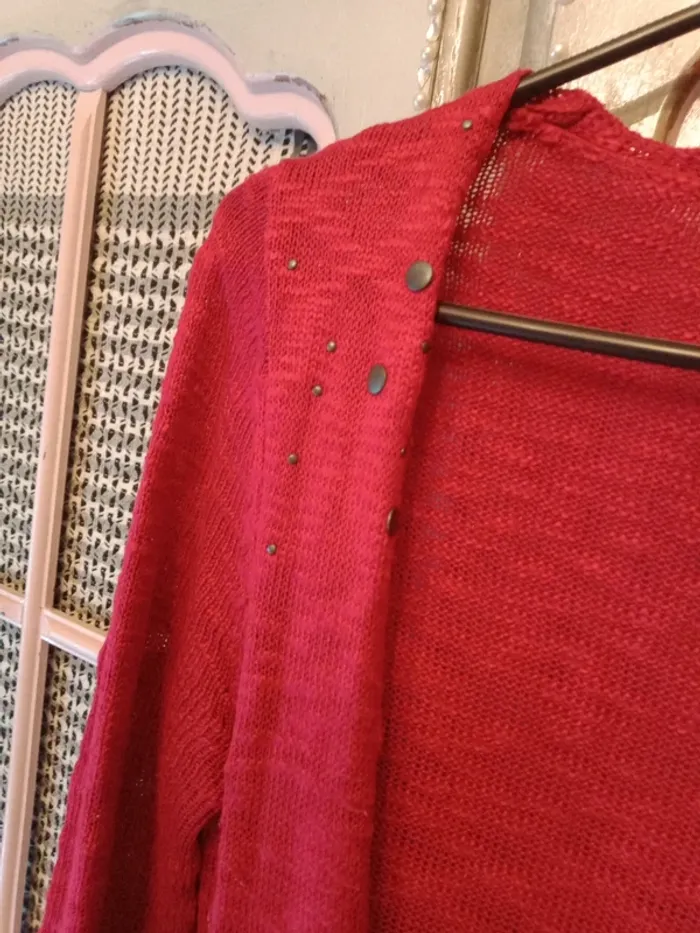 Gilet manches longues femme, taille S - photo numéro 8