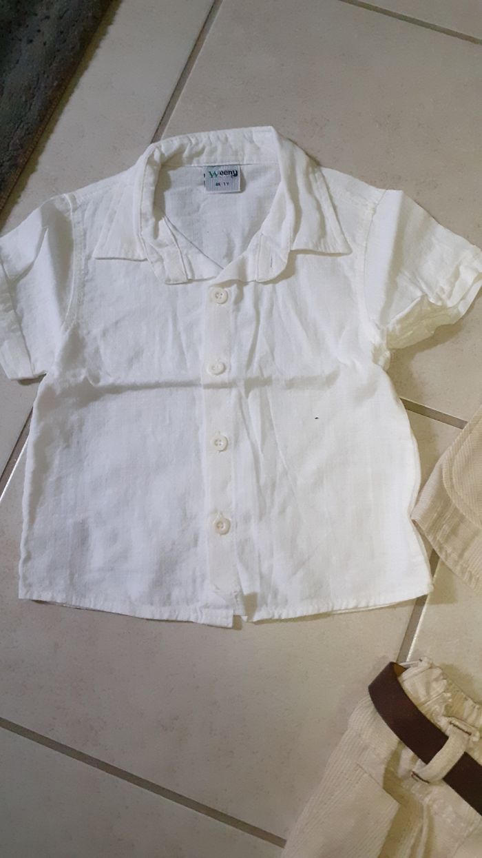 Ensemble bébé garçon beige - photo numéro 2