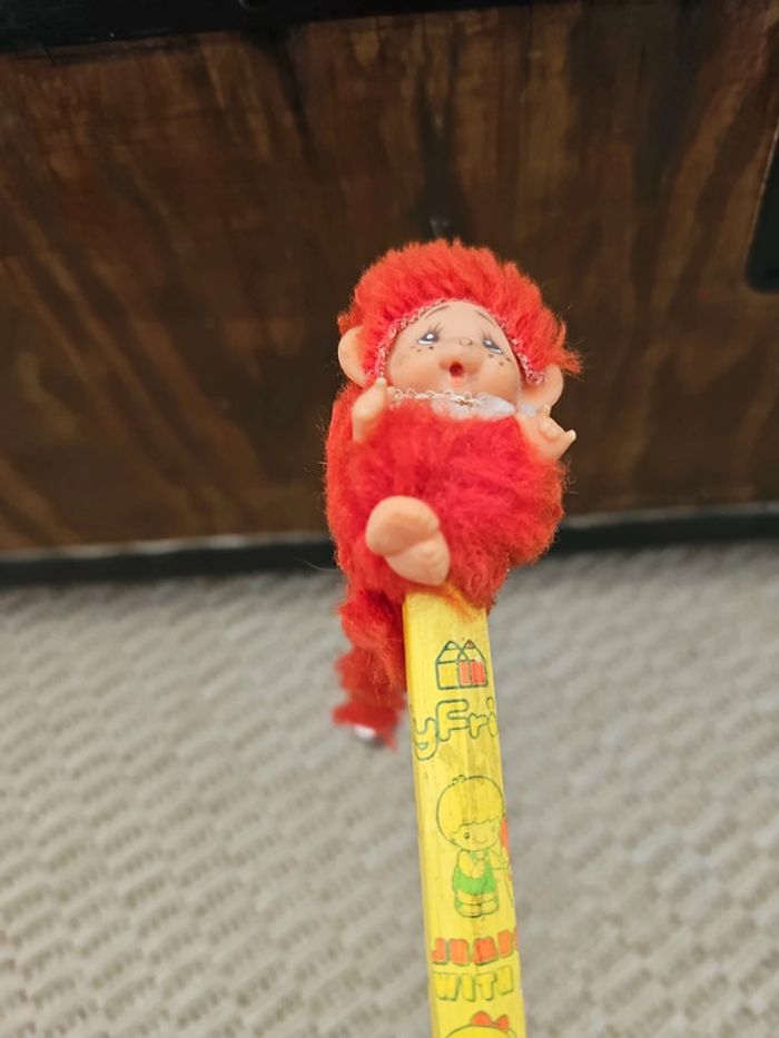 Crayon style monchhichi kiki vintage - photo numéro 3