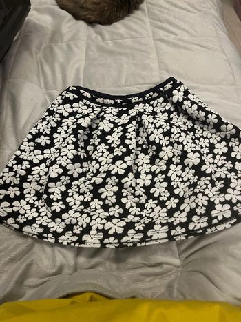 Jupe hiver fille motif fleurs 6 ans orchestra