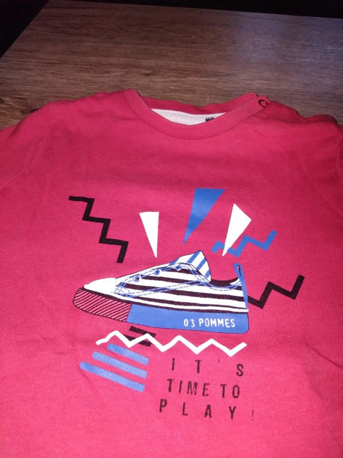 Tee shirt 3 pommes - photo numéro 3