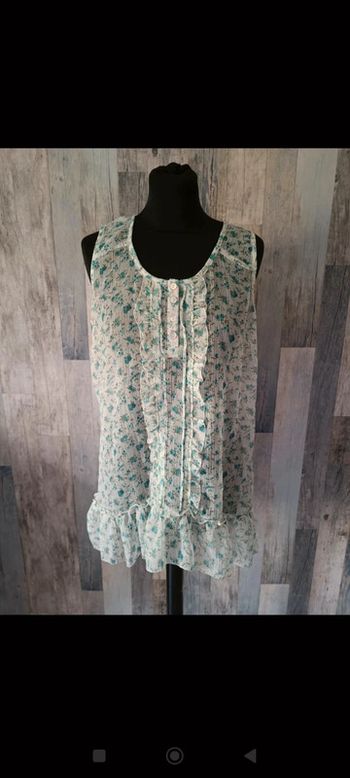 Blouse fleurie vintage 42