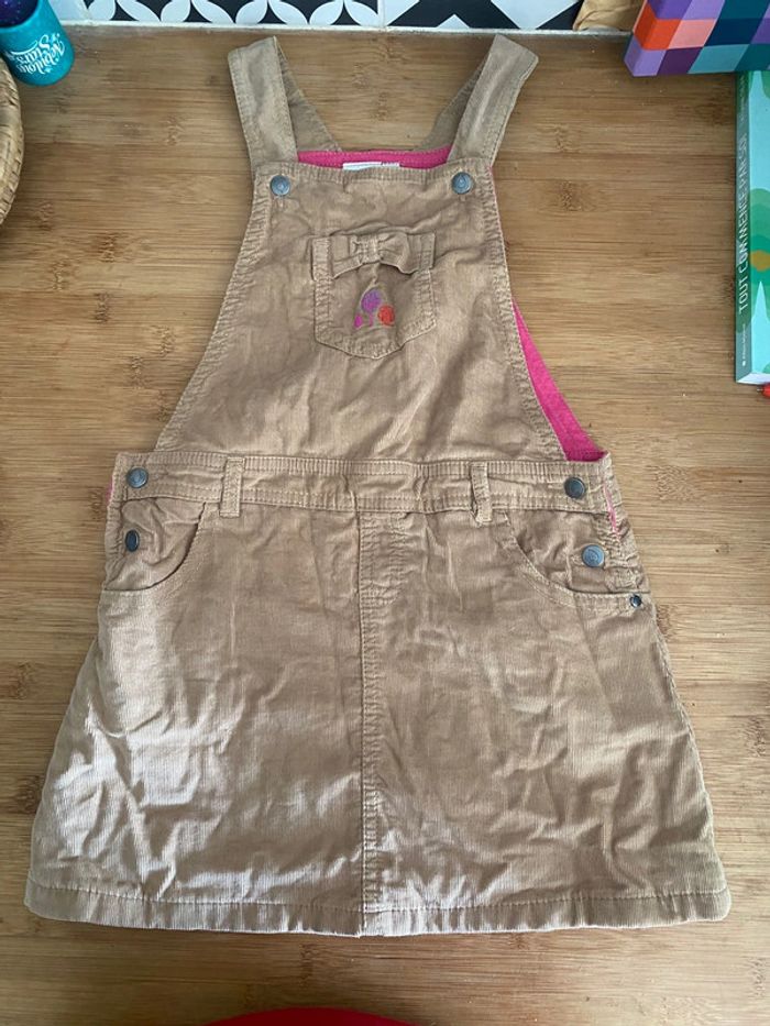 Robe salopette cadet Rousselle côtelée