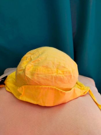 Bob bébé jaune soleil – 48 cm – 100 % coton