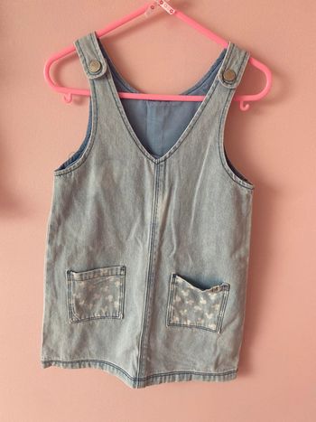 Robe salopette en jeans disney