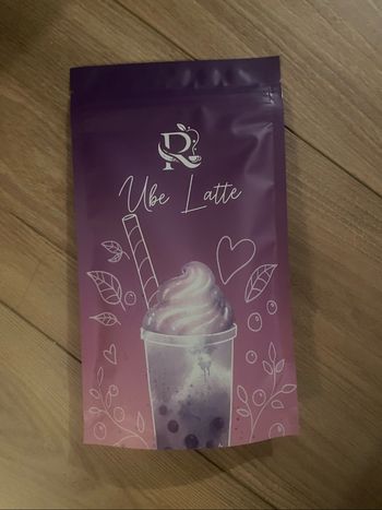 Ube latte