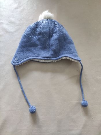 Bonnet bleu obaibi 12mois