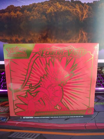 Etb pokémon ev01 coffret dresseur d'élite écarlate et violet
