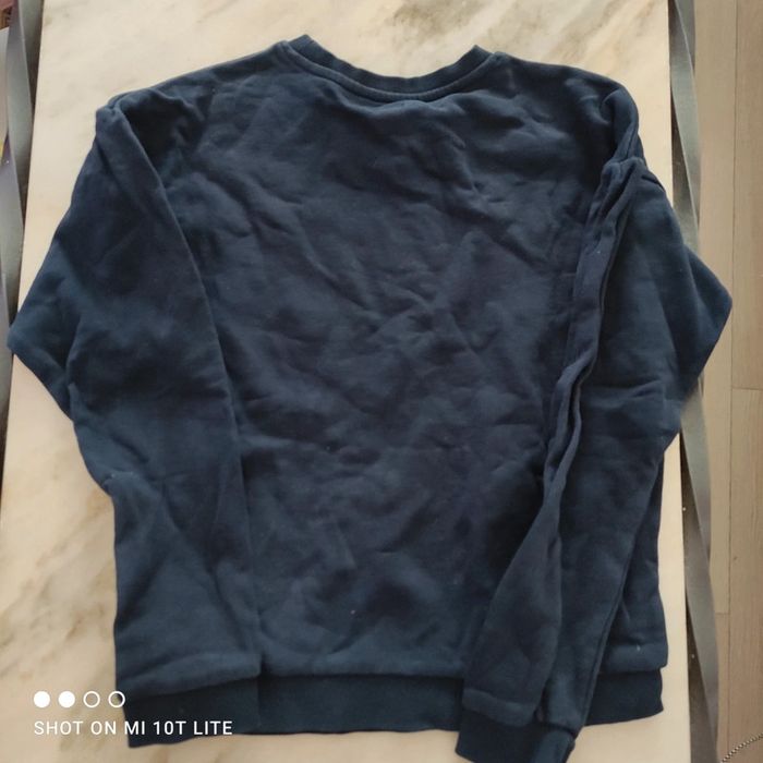 Sweat-shirt bleu marine Kiabi - photo numéro 3