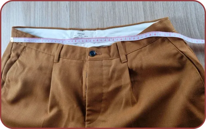 Pantalon marron de cérémonie Homme Celio Taille 46 - photo numéro 9