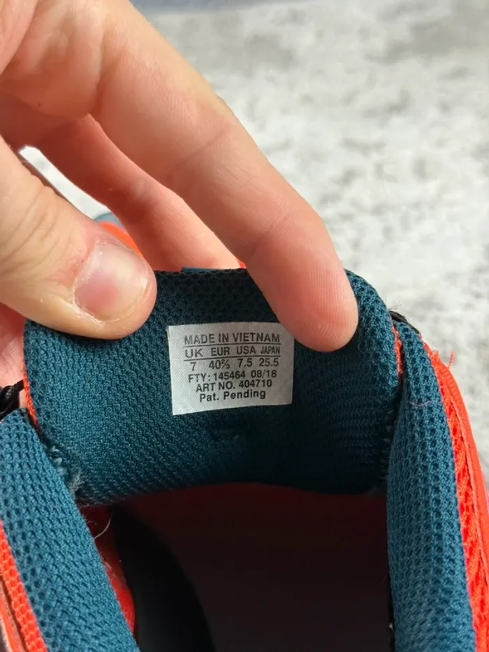 Salomon XA Pro 3D - Trekking Shoes - Orange & Blue - photo numéro 8