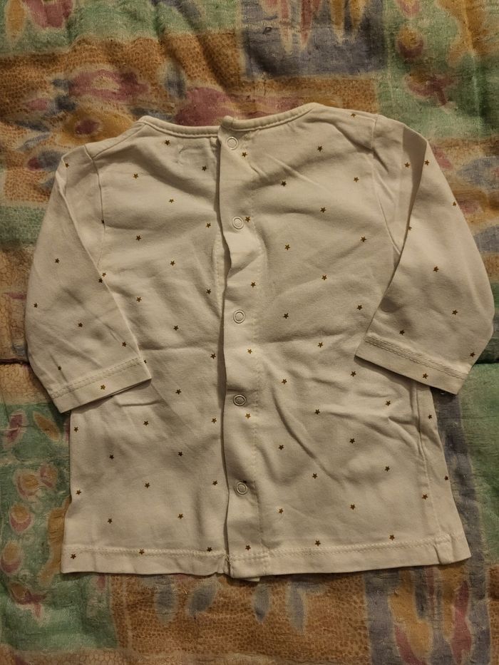 Tee-shirt fille 3 mois - photo numéro 4