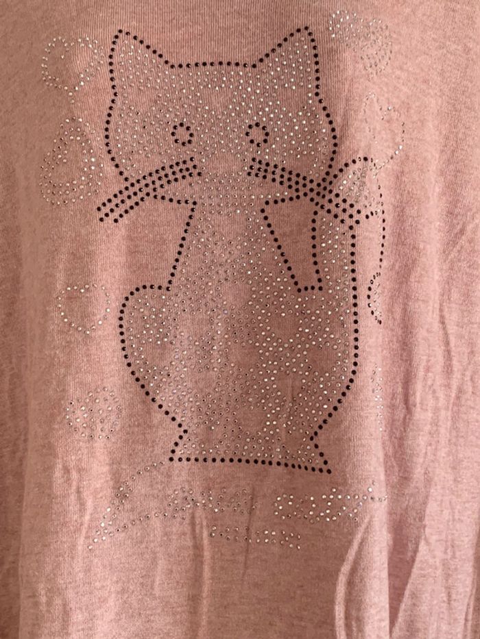 Pull fin chat brillant - photo numéro 2