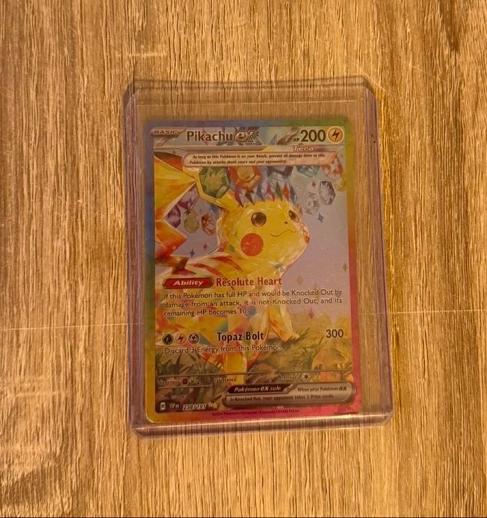 Carte Pokémon Pikachu ex