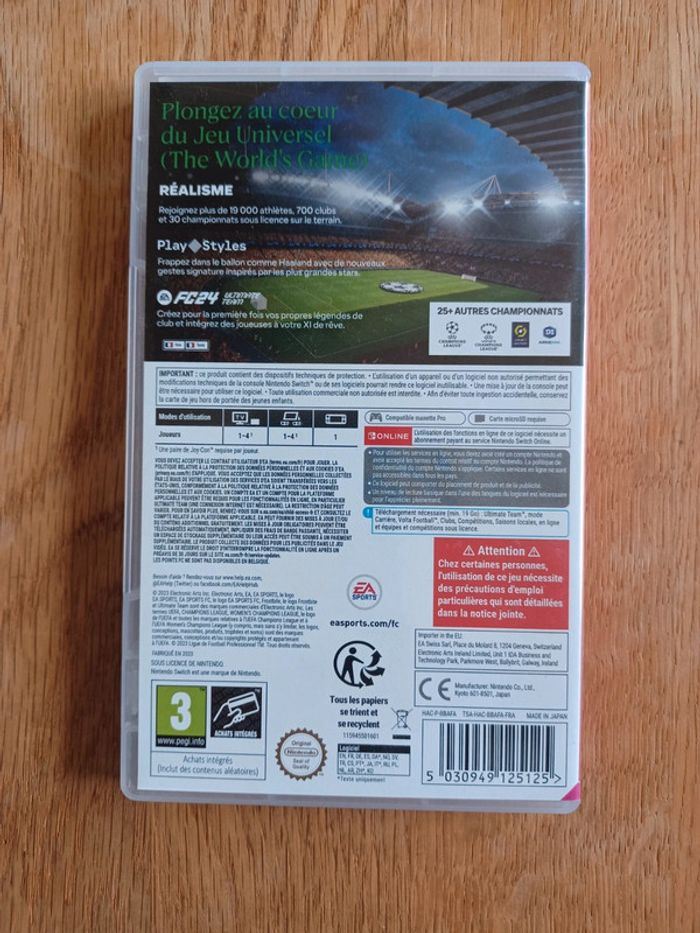 Jeu FC24 pour Switch - photo numéro 2