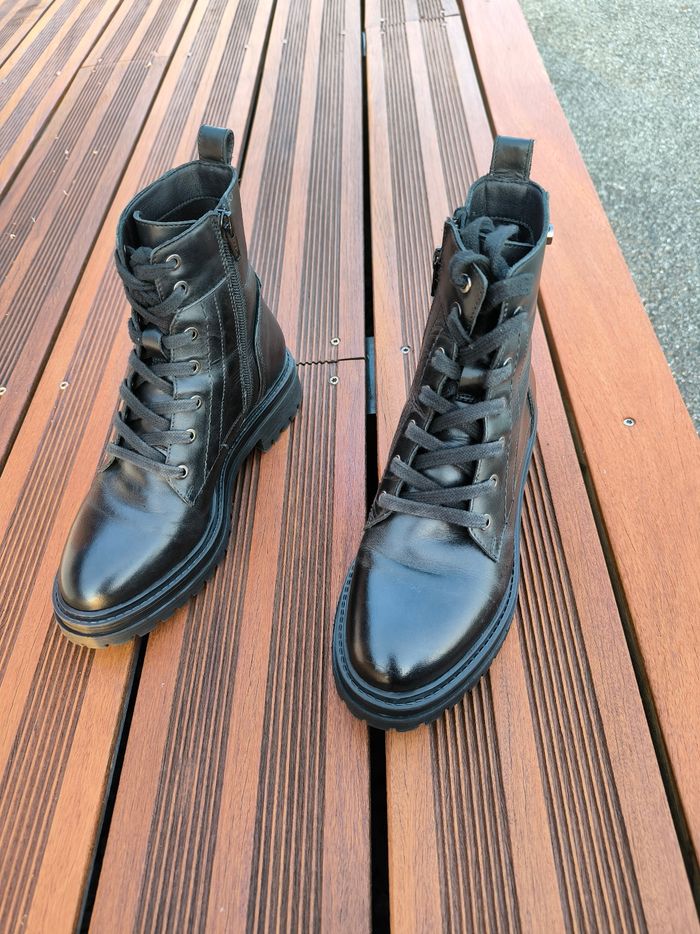 Boots noire Geox 35 - photo numéro 2