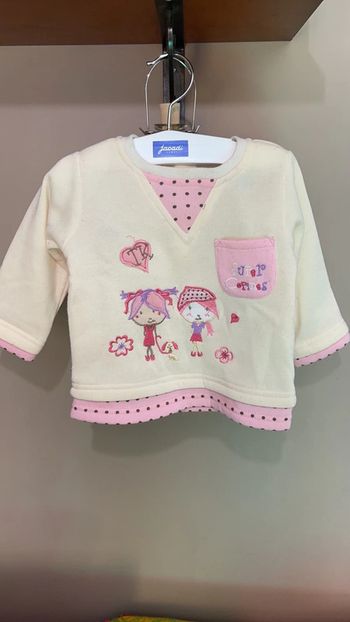 Sweat-shirt fille 18 mois Tom And Kidd