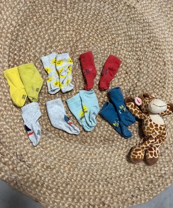 Lot de 6 paires de chaussettes bébé obaïbi