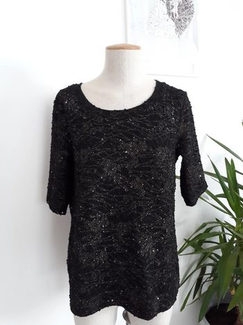 Haut de cérémonie Noire Taille L🌿💞