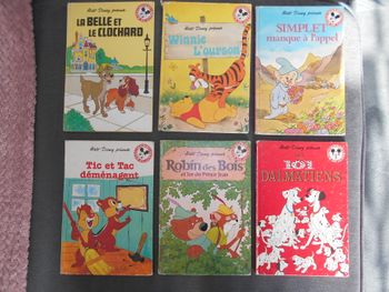Anciens livres (Club du Livre Mickey - Walt Disney) des années 1970/1980