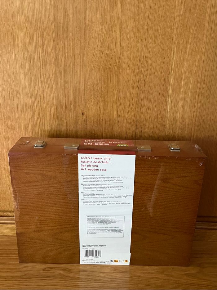 Coffret beaux art en bois 168 pièces - photo numéro 3