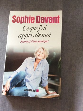 #ce que j’ai appris de moi Sophie Davant