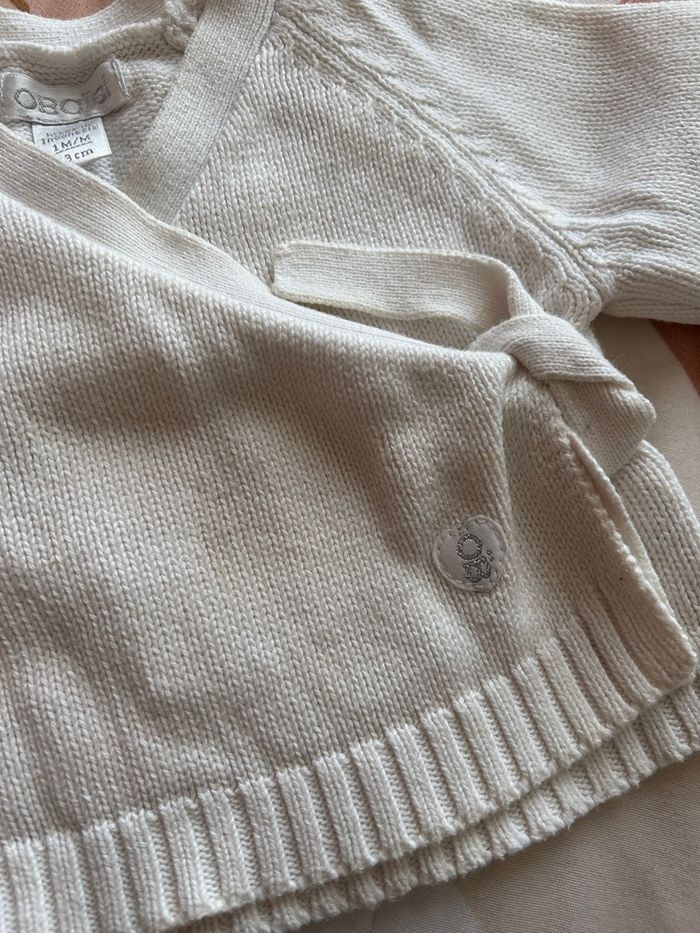 Brassière blanche avec noeud Obaïbi taille - photo numéro 3