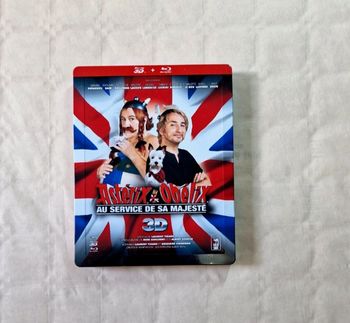Coffret Blu-ray 3D Astérix & Obélix Au Service de sa Majesté Steelbook