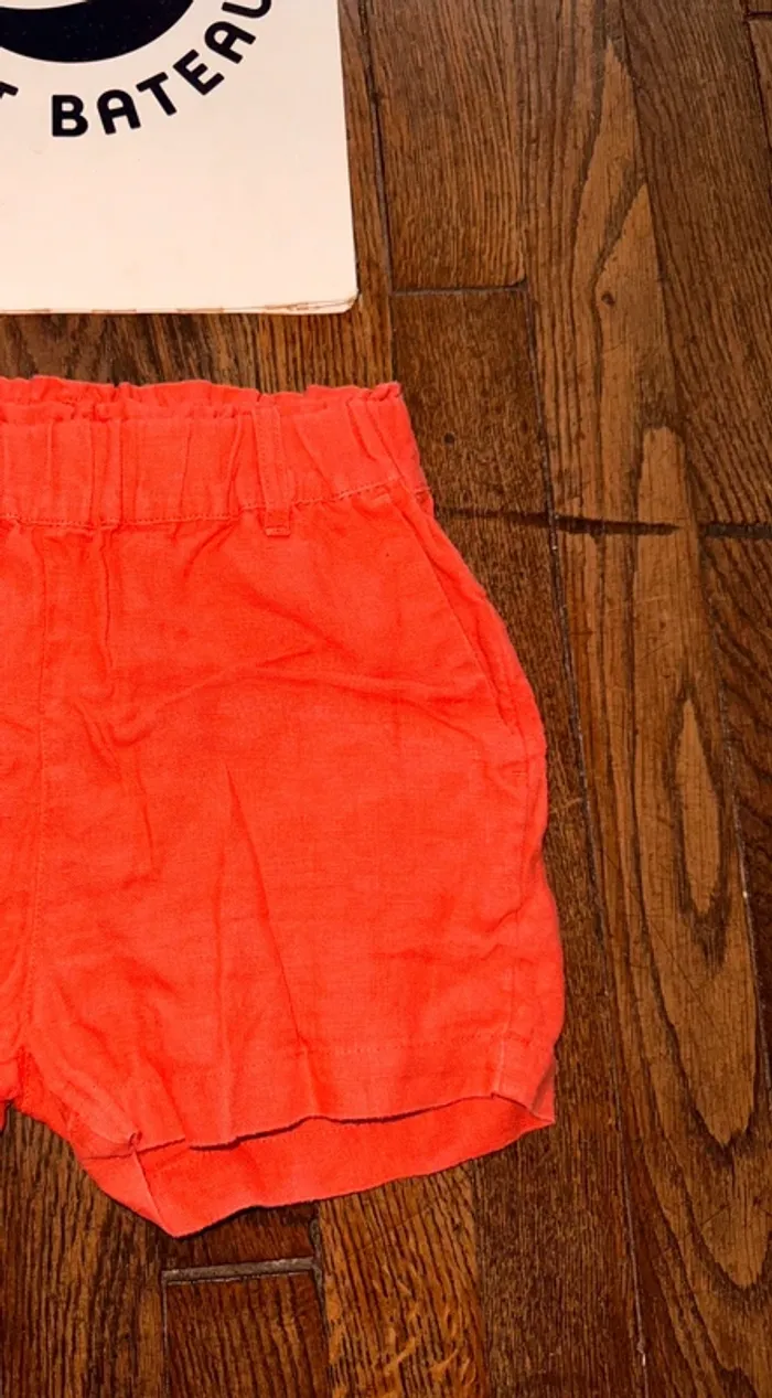 Short petit bateau en Lin et coton 5 ans - photo numéro 2