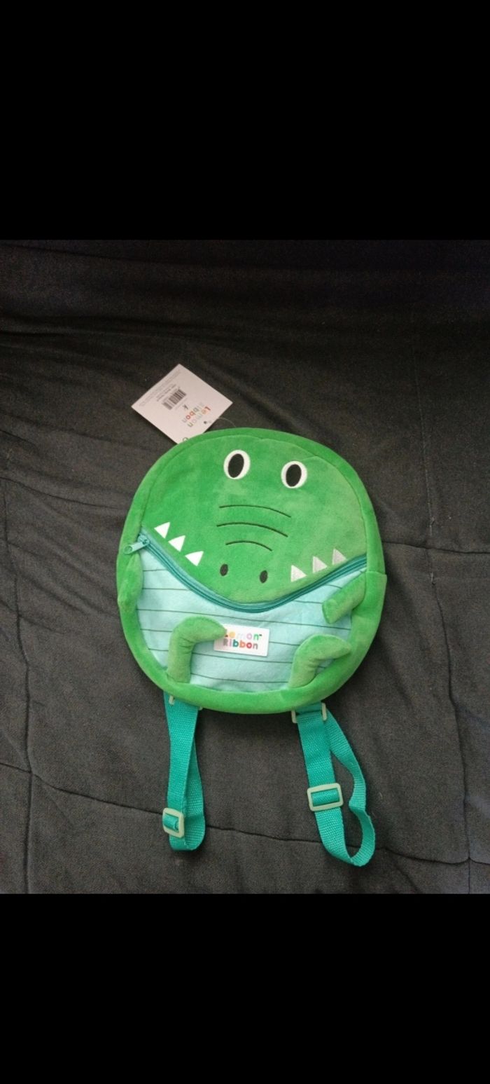 Sac crocodile enfant vert