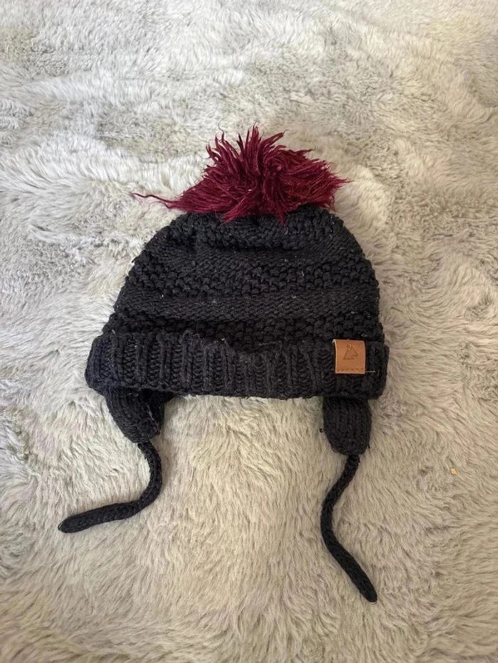 Bonnet chaud ponpon