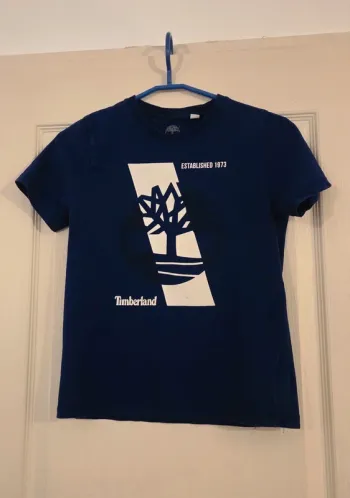 T-shirt Timberland garçon – Bleu marine – Taille 12 ans / 150 cm (XS)
