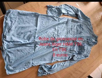 Robe grossesse en jean légère H&M