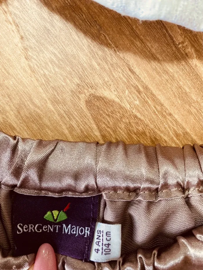 Taille 4-5 ans tenue cérémonie blazer jupe fille Orchestra Sergent Major blanc taupe 🩷 - photo numéro 8