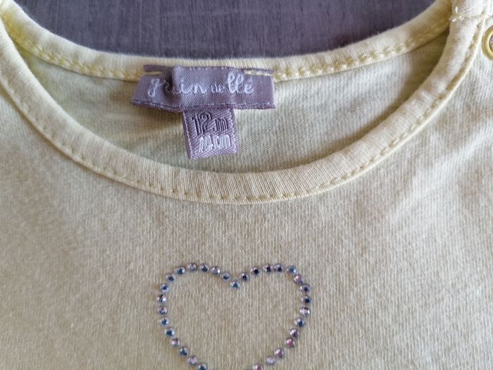 Lot de 2 T. Shirts manches longues 12 mois - photo numéro 4