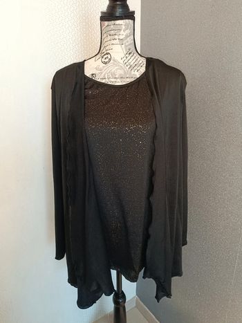 Sublime haut pailleté femme